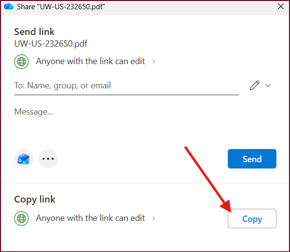 Sharing documents via One Drive Share Option does not work - Microsoft Q&A