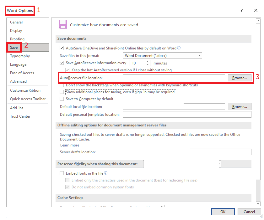 Word crashed and my comments were lost - Microsoft Q&A