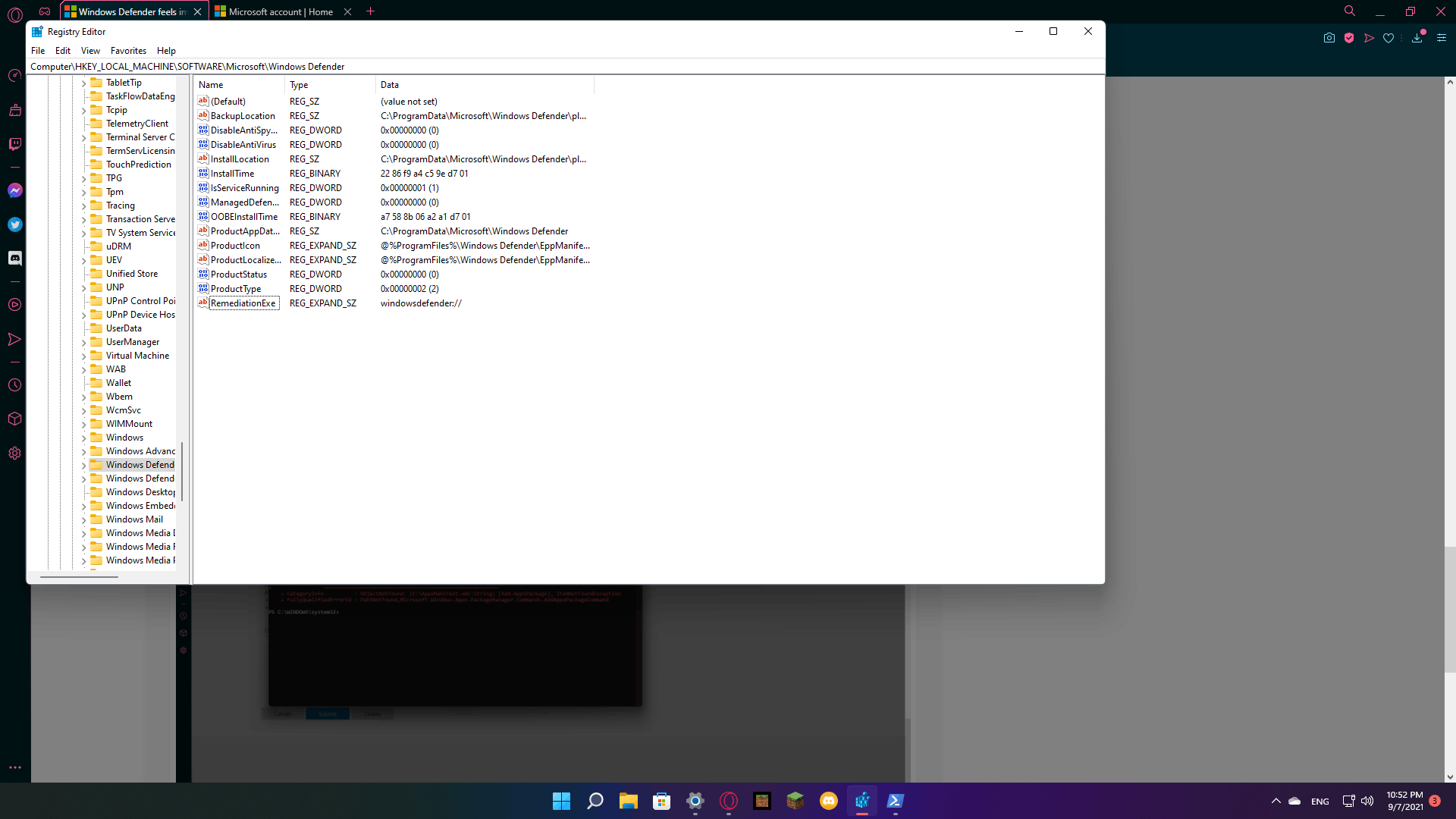 Windows Defender feels invisible to system, but not for me... (Windows ...
