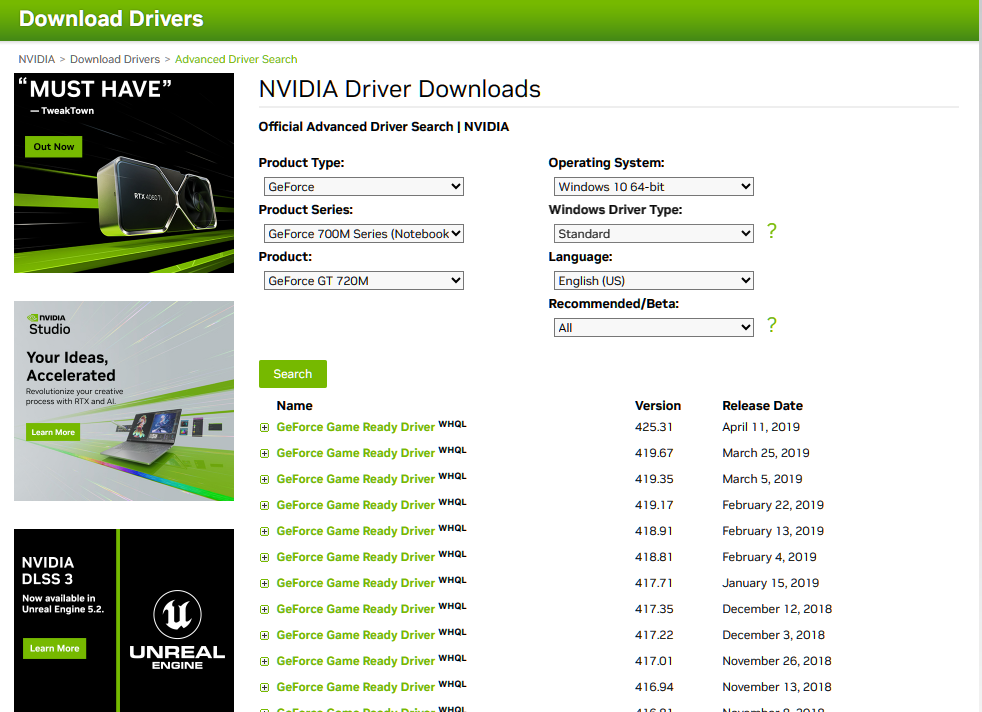 NVIDIA Drivers fail to install. - Microsoft Q&A