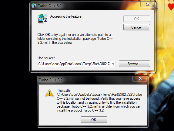 turbo c++ programming application issue - Microsoft Q&A
