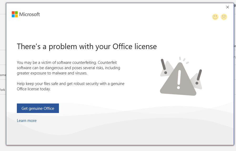 Install Ms 365 Family Plan, But get Office 2016 with Get Genuine ...
