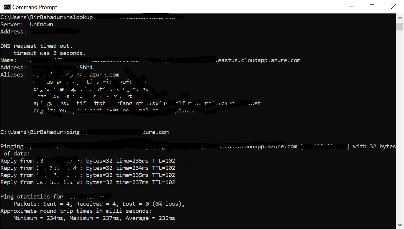 cliadnslookup