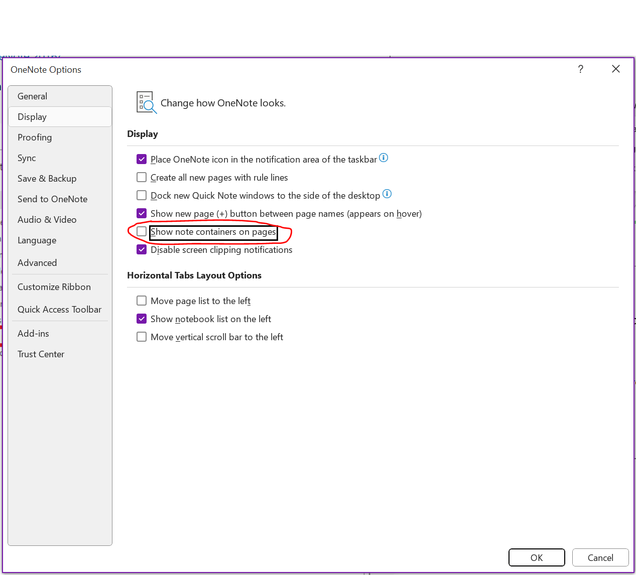 Disable Text Containers not available in OneNote that is within Teams ...