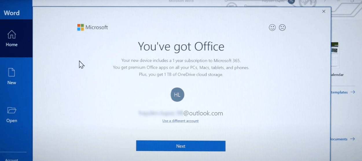 ระยะเวลาในการ Activate office ที่แถมมากับเครื่อง หลังจาก Activate ...
