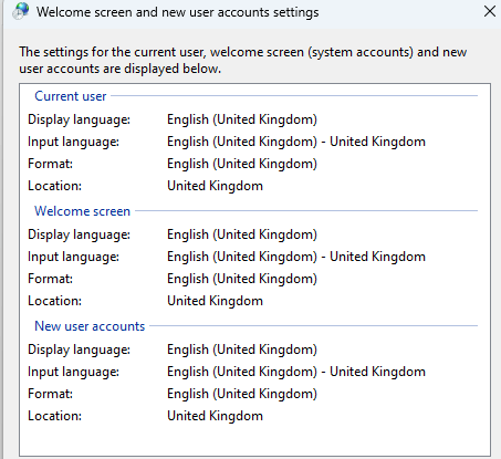 Language bar shows keyboard layout not defined in language settings ...