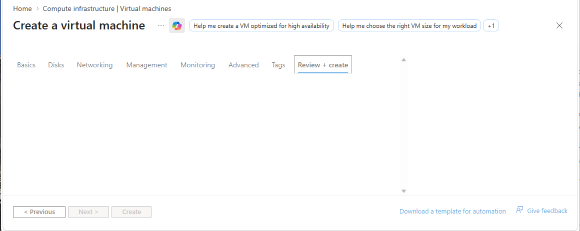 Cannot create Virtual Machine in Azure - Microsoft Q&A