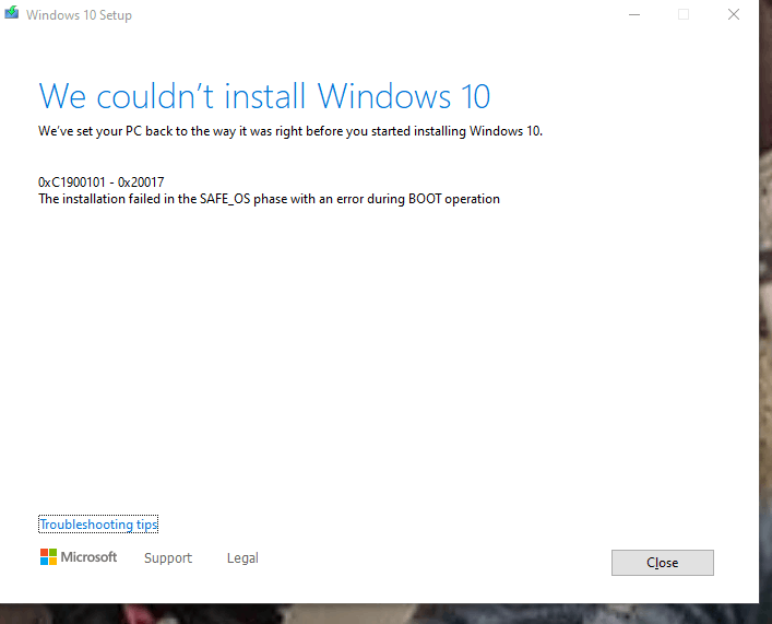 Windows 10 update - Microsoft Q&A
