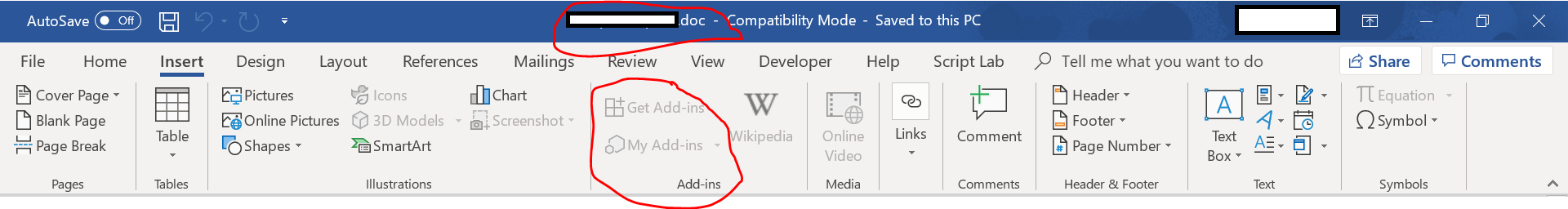 Word Add-ins are disabled when opening .doc and .rtf extension files is ...