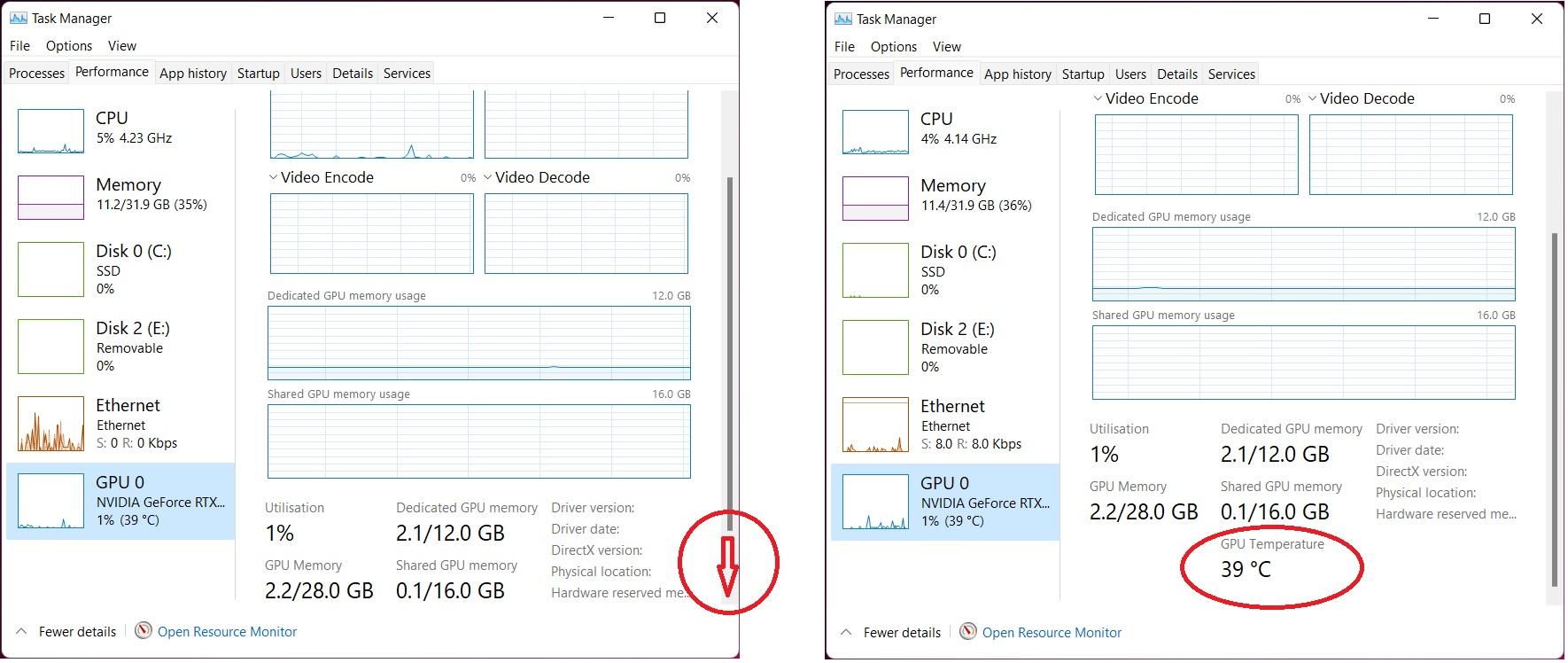CANT SEE MY GPU TEMP !! - Microsoft Q&A