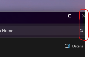 Mica/transparency effect has a weird black/desaturated bar at the edge ...