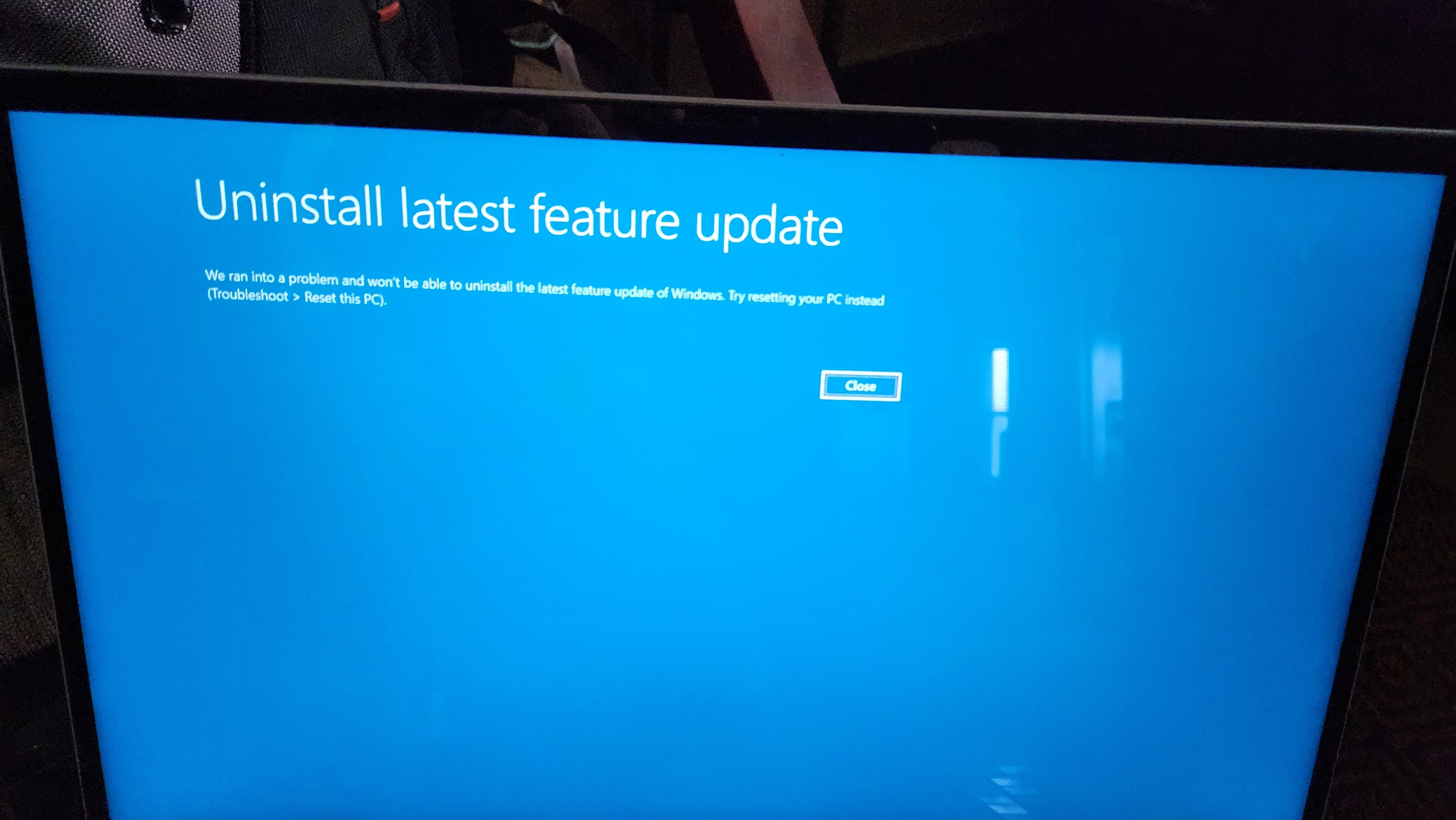 Windows11 suggested update to Windows11 cause bluescreen. Can someone ...