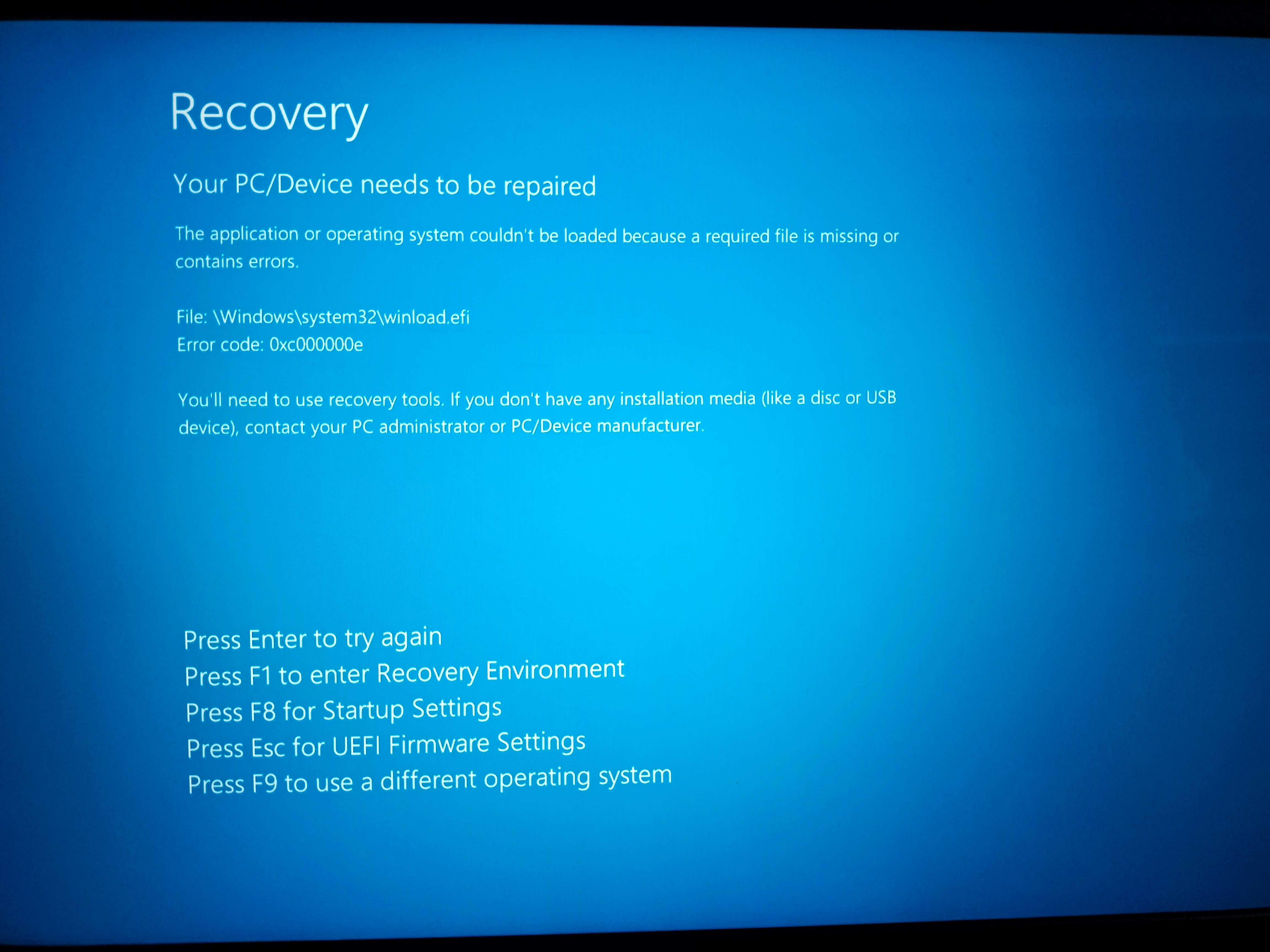 How to reinstall the windows from this situation - Microsoft Q&A