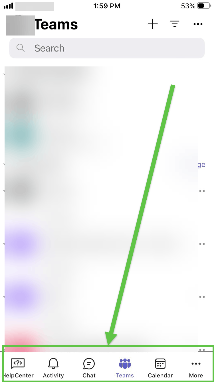 microsoft teams mobile app calendar missing