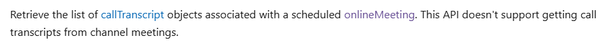 I am creating subscription for meeting end details using graph API but ...