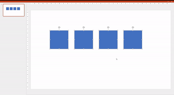How can I Stretch shapes while maintaining the gap between the shapes ...