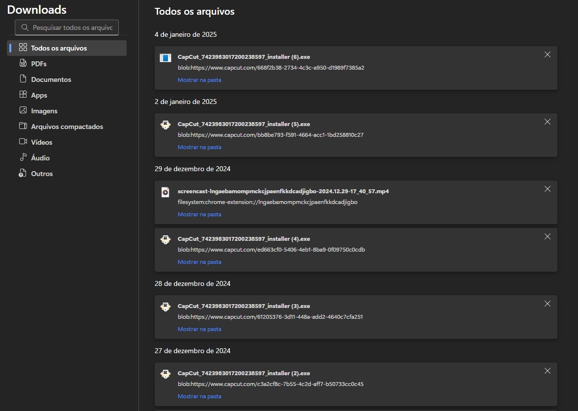 Downloads automáticos no Edge. - Microsoft Q&A