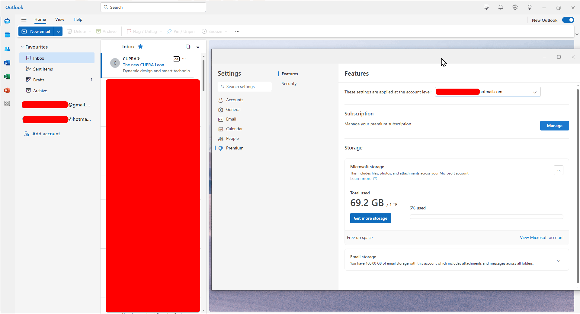 New Outlook Ads even with a M365 subscription - Microsoft Q&A