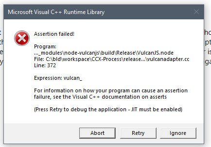 Microsoft Visual C++ Runtime Library - Microsoft Q&A