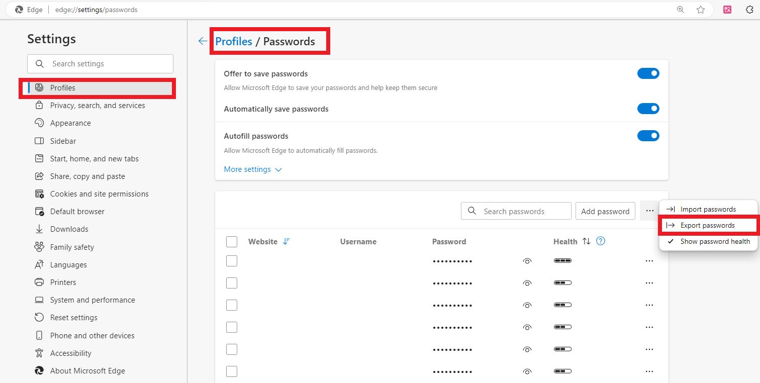 Passwords in Windows 11 - Microsoft Q&A