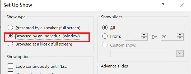 PowerPoint Presentation not moving to 2nd Screen help! - Microsoft Q&A