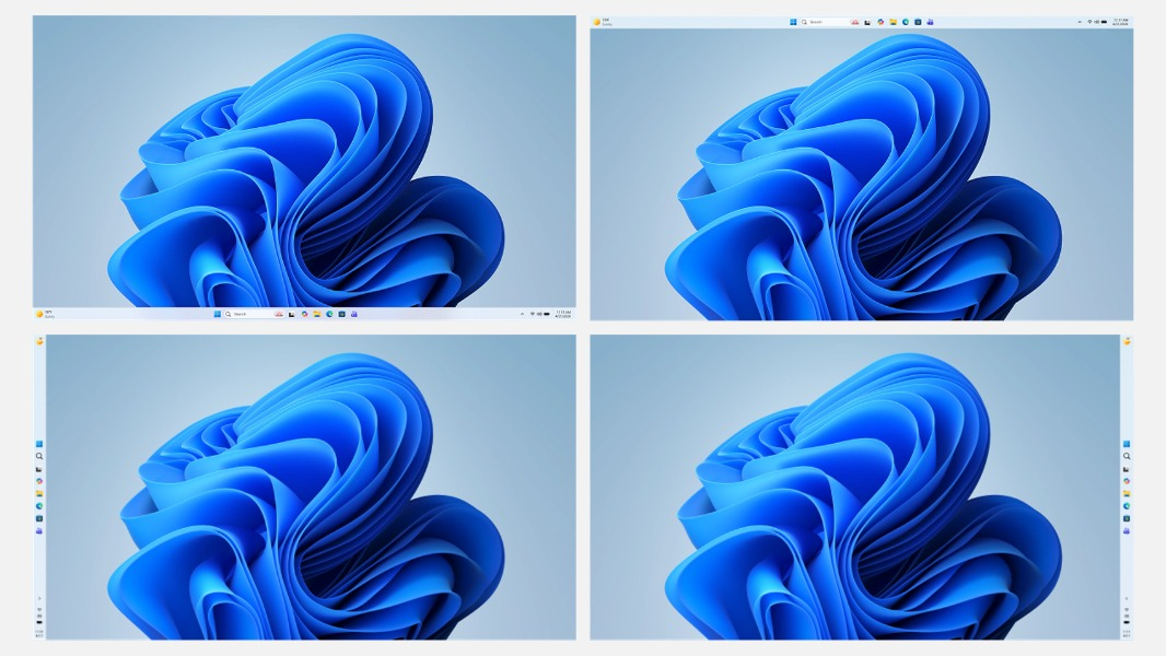 Windows 11 Vertical Taskbar