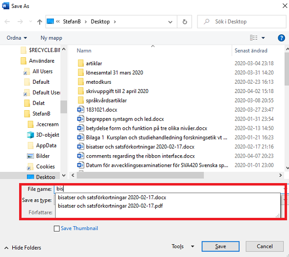 Changing file name when saving - Microsoft Q&A