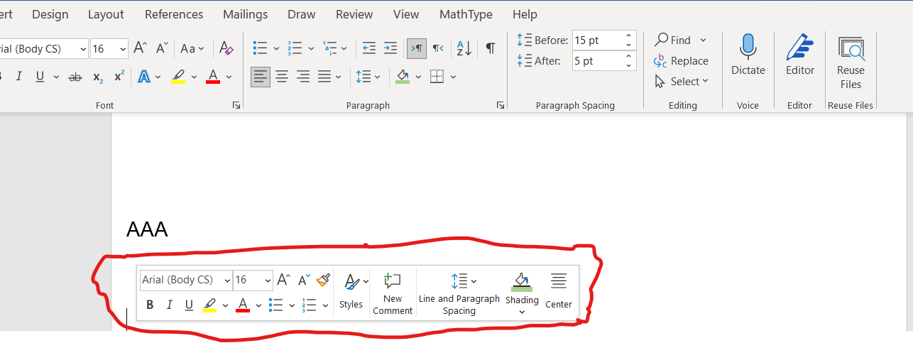 What happened to my mini toolbar??? - Microsoft Q&A