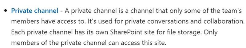 Unauthorised access of a PRIVATE CHANNEL - Microsoft Q&A