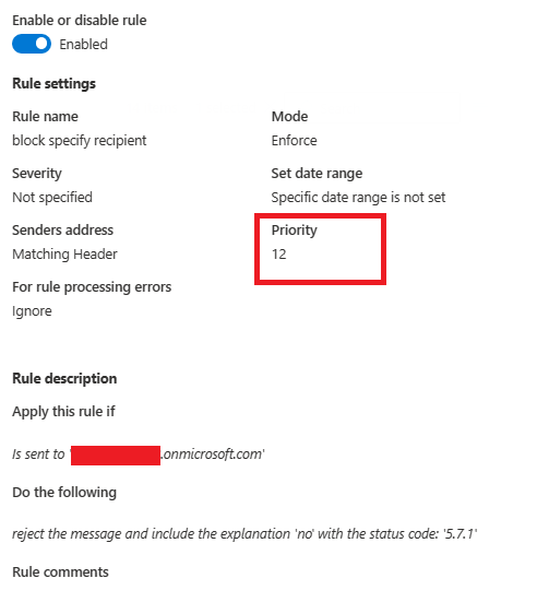 O365 Mailflow rules, validation of email address domains - Microsoft Q&A