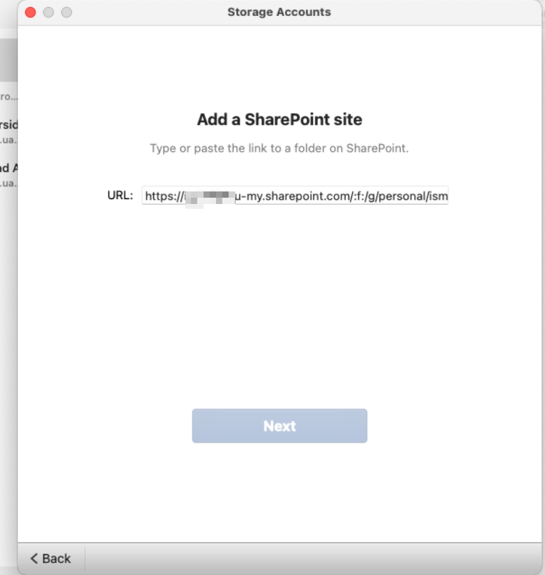 Adding a Sharepoint Link on my Mac as an external user - Microsoft Q&A