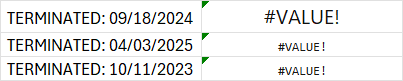 How to extract date from TERMINATED: 09/18/2024 - Microsoft Q&A