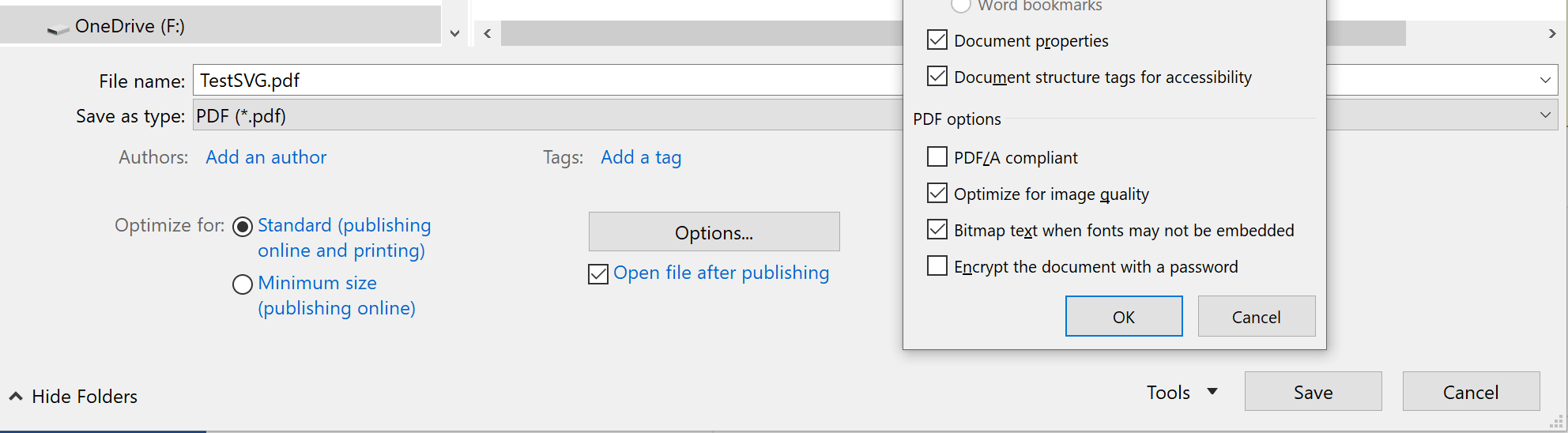Prevent Word rasterizing SVG when print/save to PDF - Microsoft Q&A