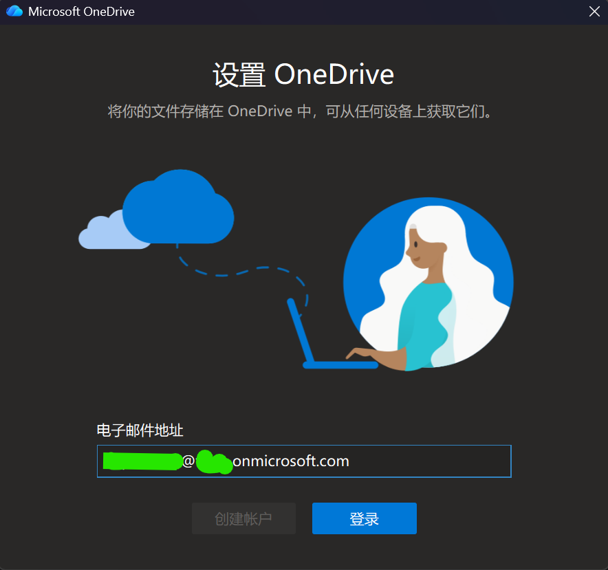 How to clear the previous email address when adding OneDrive account ...