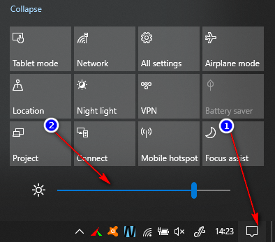 Power Plan: how to change brightness on battery / plugged in?