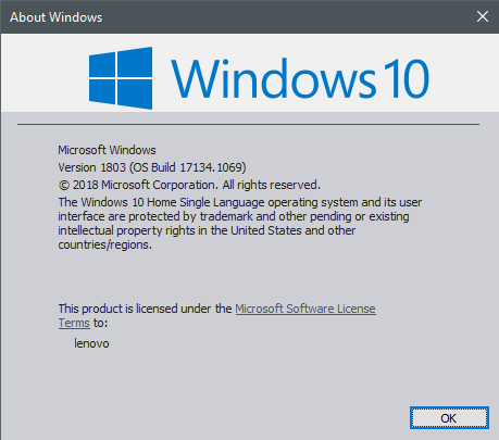 Windows version not the same as latest feature update installed ...