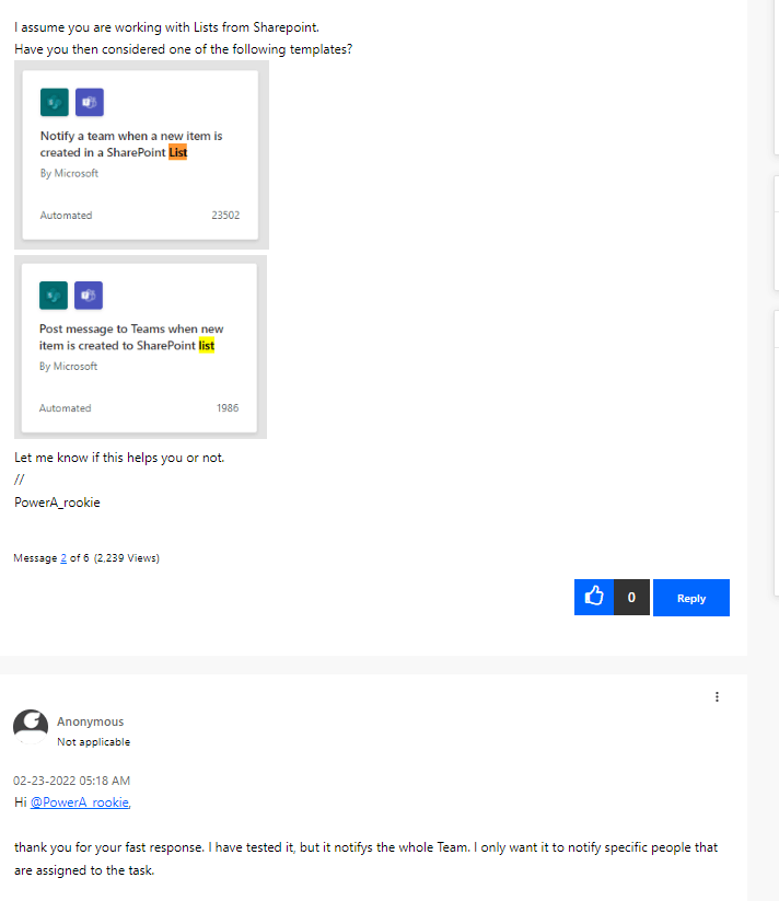 MS Teams - Channels / Lists - Microsoft Q&A