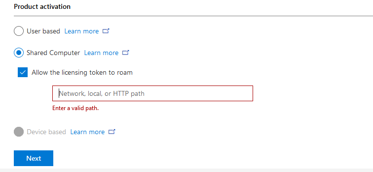 365 Shared Activation Credential Prompts - Microsoft Q&A