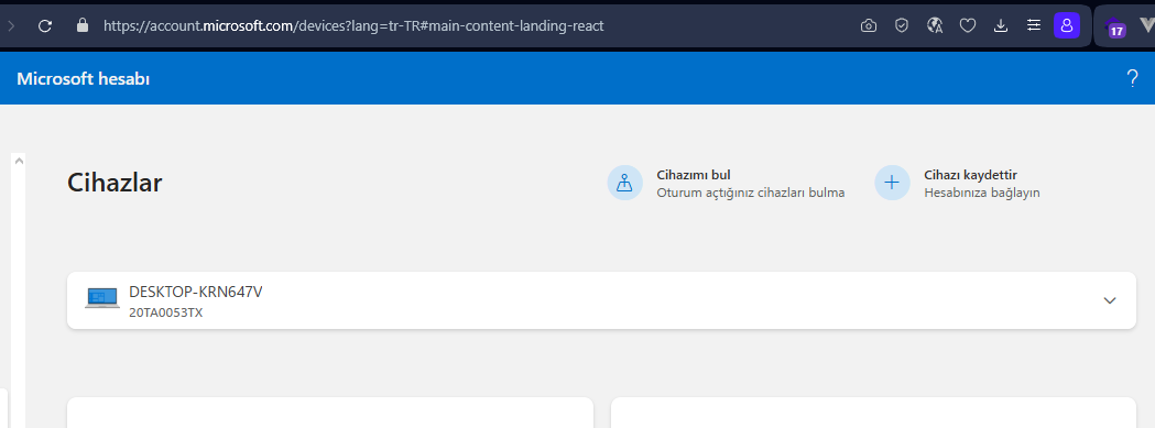 Kullanıcının resmi