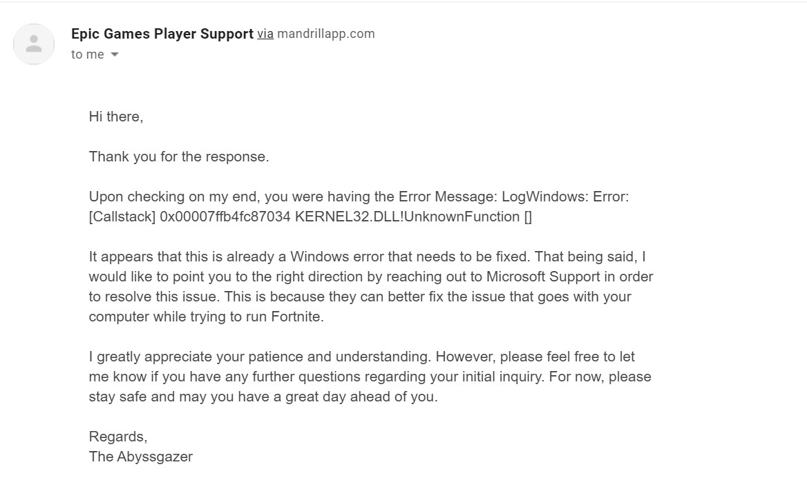 Fortnite Crashing while trying to play - Microsoft Q&A