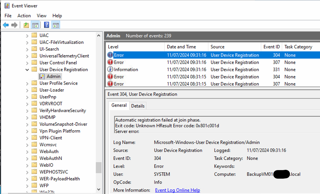 Microsoft azure backup server error microsoft q a
