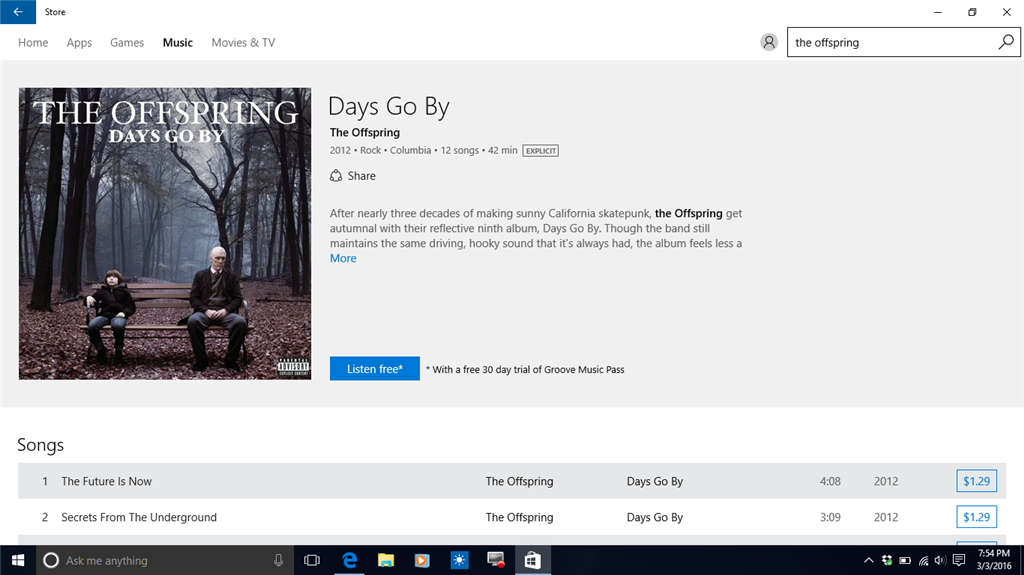 Buying music in Windows 10 - Microsoft Q&A