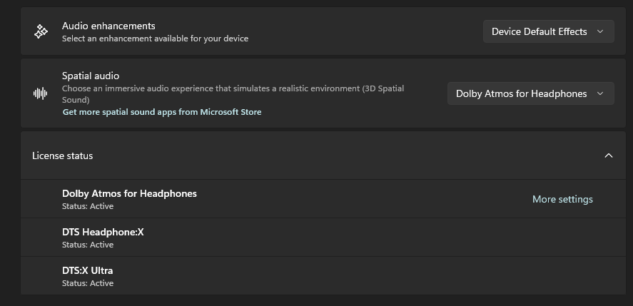 Spatial audio is not working in 22H2. - Microsoft Q&A