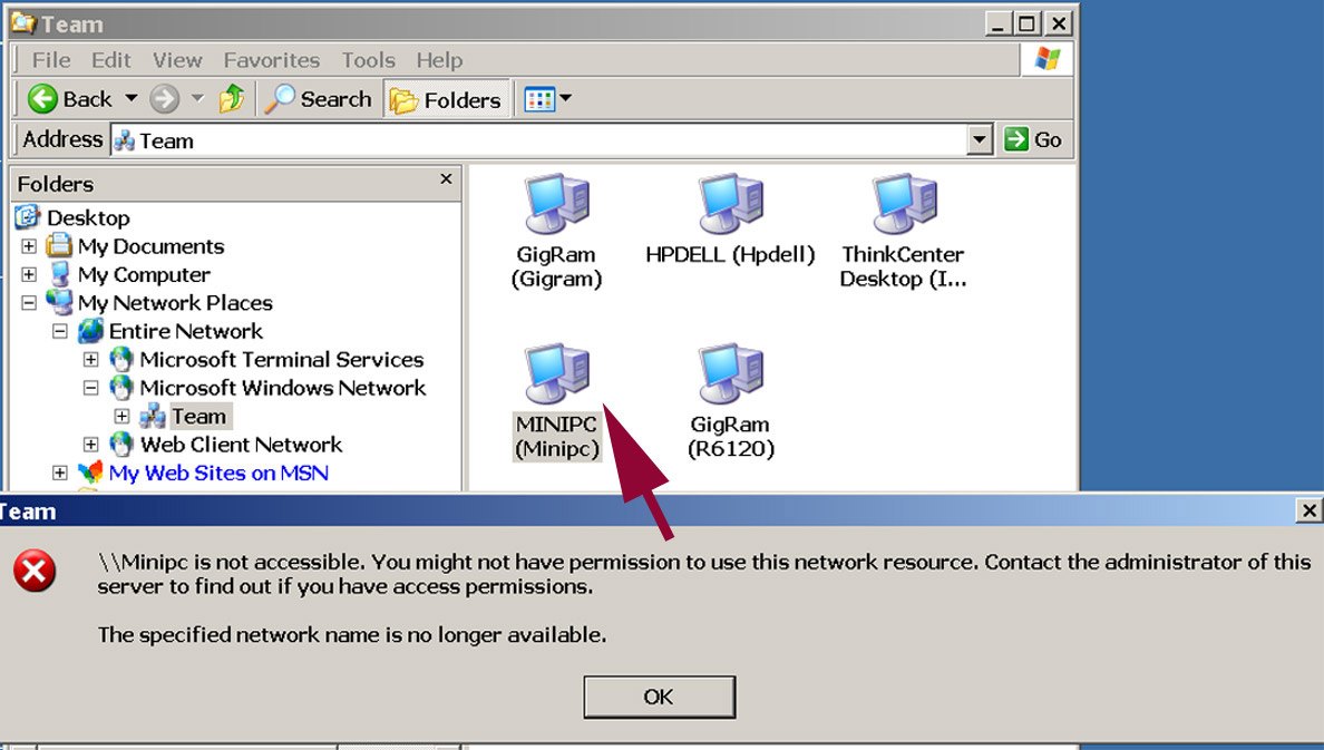 How to Map a XP client PC to a windows 11 PC to a public directory ...