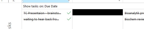 Outlook Tasks display issue - Microsoft Q&A