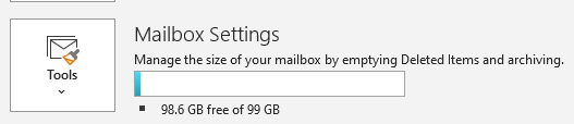 Your mailbox is full - Microsoft Q&A