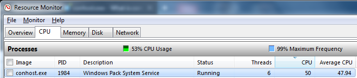 conhost.exe process - Microsoft Q&A