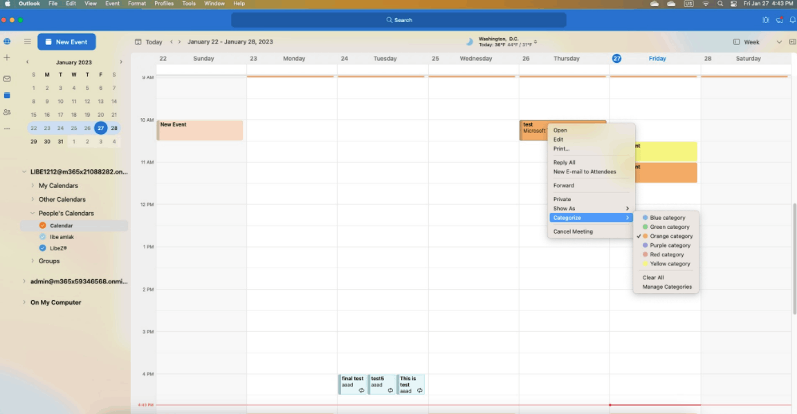 Anyway, how can I color code NEW outlook calendar? - Microsoft Q&A
