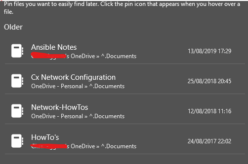Deleted OneNote Notebooks are still showing in the Older list in ...
