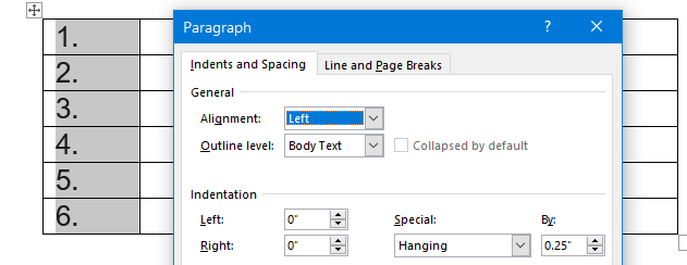 Setting a table column of row numbers - Microsoft Q&A